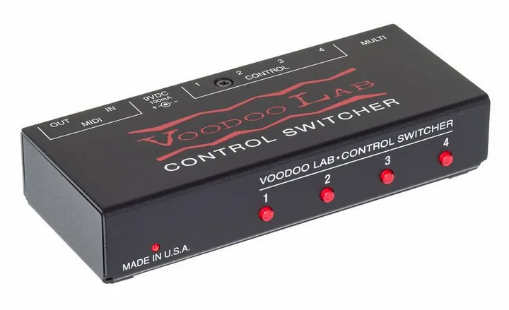 Voodoo Lab Control Switcher, connettori sul retro dell'unita