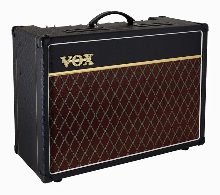 Vox AC15 C1X, retro con le prese di collegamento
