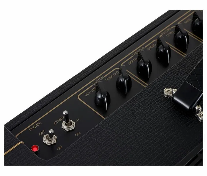 Vox AC15 C1X, retro con le prese di collegamento