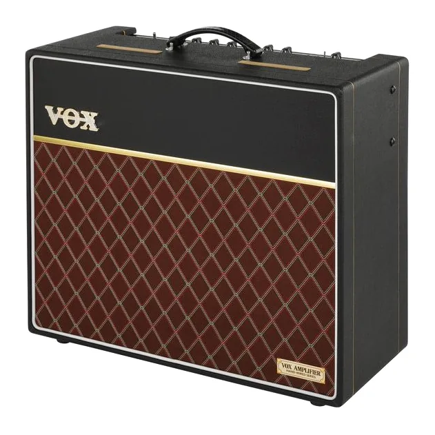 Vox AC15 HW 15W, 1x12" inquadrato di fronte su sfondo neutro