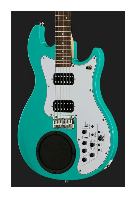 Vox APC-2 Agua Green, selettore pickup e jack di uscita
