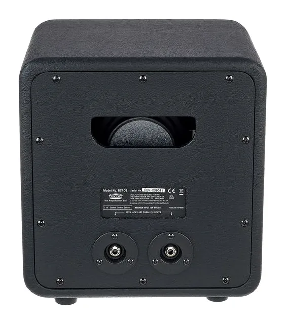 Vox BC 108 Cabinet, vista dall'alto della testata