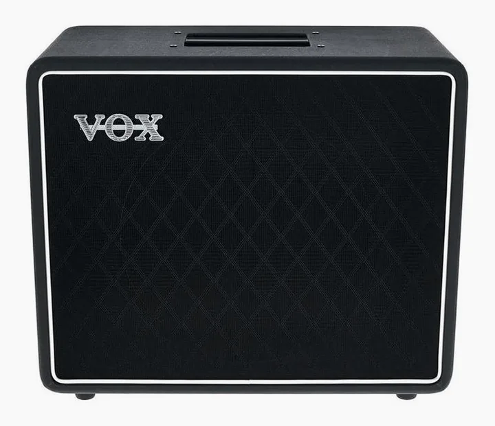 Vox BC 112 Cabinet, logo e finiture del pannello frontale