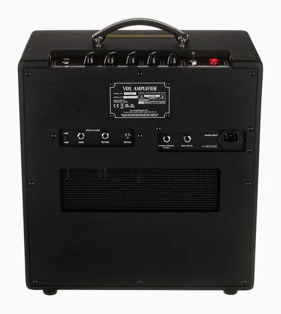 Vox AC4 Handwired, logo e finiture del pannello frontale