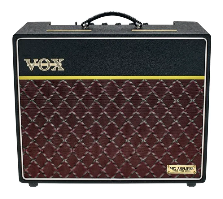 Vox AC10 Handwired, logo e finiture del pannello frontale