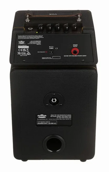 Vox Micro Superbeetle Guitar, pannello dei controlli in primo piano