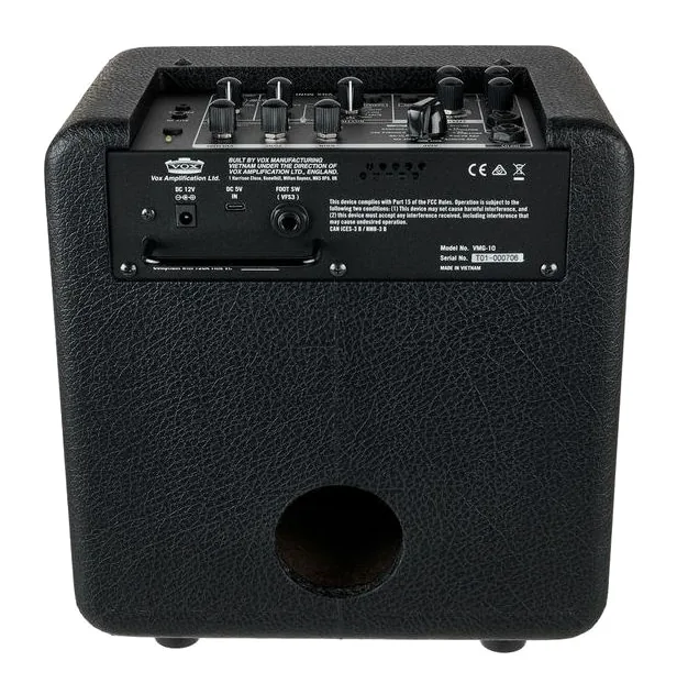 Vox Mini Go 10, manopole e selettore dei canali