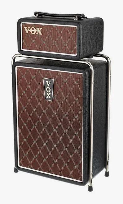 Vox MSB25 Mini Superbeetle, logo e finiture del pannello frontale