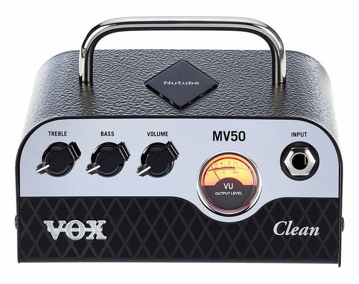 Vox MV 50 CL Clean, vista dall'alto della testata