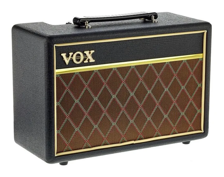Vox Pathfinder 10, logo e finiture del pannello frontale