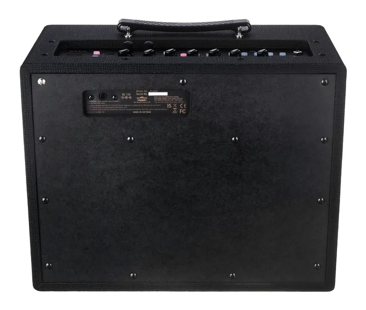 Vox Valvetronix 20 Classic Blue, vista laterale del cabinet