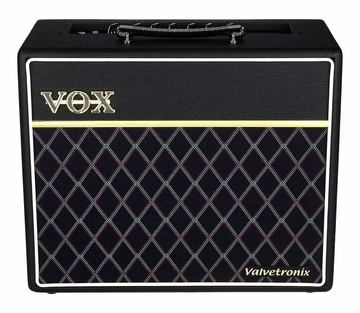 Vox Valvetronix 40 Classic Blue, vista dall'alto della testata