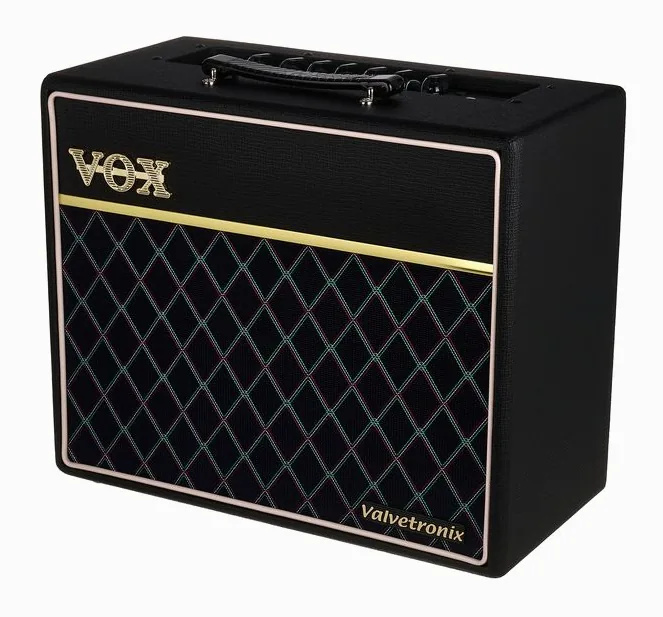 Vox Valvetronix 40 Classic Blue fotografato frontalmente
