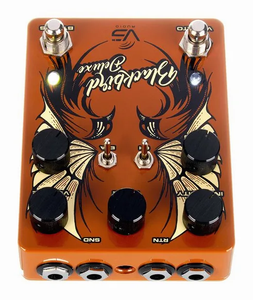VS Audio Blackbird Deluxe Overdrive, grafica del pannello superiore