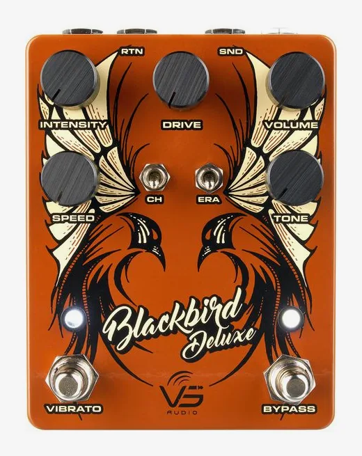 VS Audio Blackbird Deluxe Overdrive, connettori sul retro dell'unita
