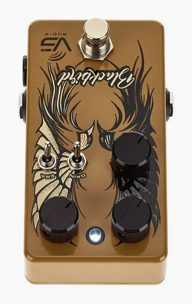 VS Audio Blackbird Overdrive, manopole viste dall'alto