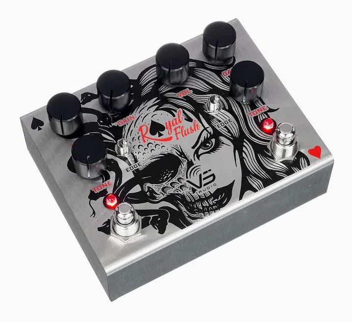 VS Audio Royal Flush+ Dual Overdrive, ingressi e uscite laterali