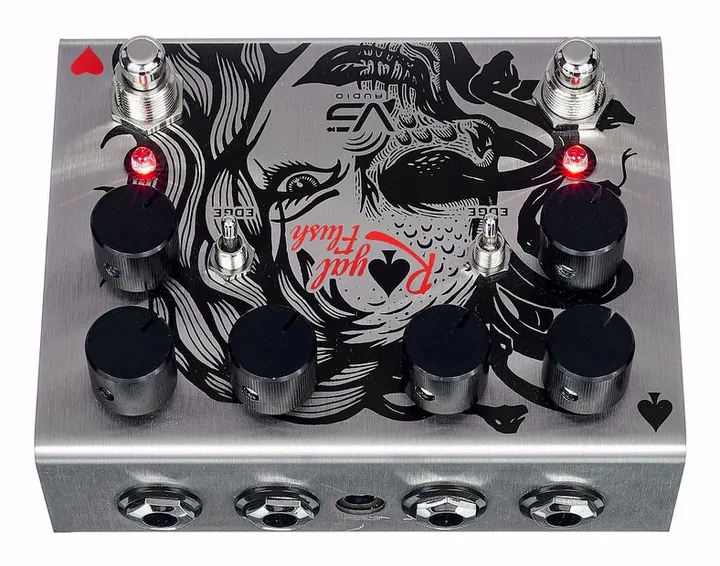 VS Audio Royal Flush+ Dual Overdrive, manopole viste dall'alto