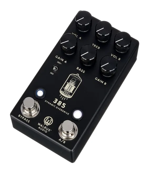 Walrus Audio 385 MKII - Overdrive Black visto di fronte