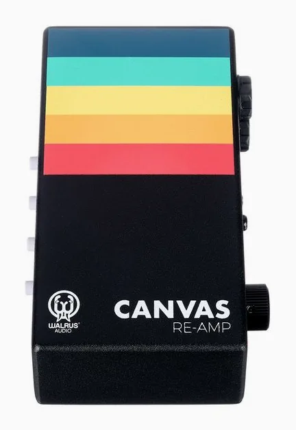 Walrus Audio Canvas Re-Amp, connettori sul retro dell'unita