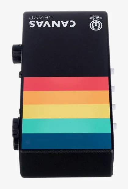 Walrus Audio Canvas Re-Amp, grafica del pannello superiore