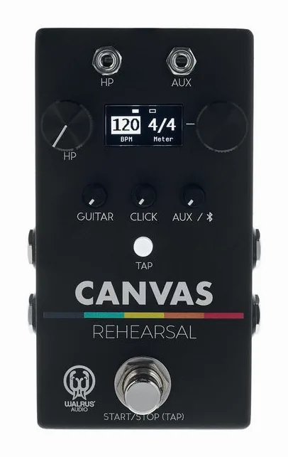 Walrus Audio Canvas Rehearsal, manopole viste dall'alto