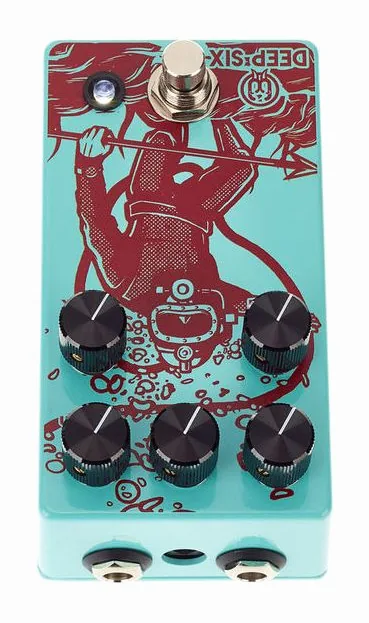 Walrus Audio Deepsix V3, grafica del pannello superiore