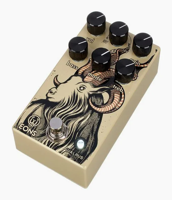 Walrus Audio Eons Fuzz, grafica del pannello superiore