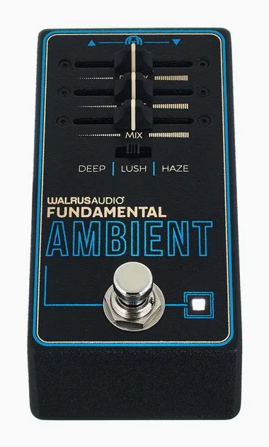 Walrus Audio Fundamental Ambient Reverb, led e interruttore a pedale
