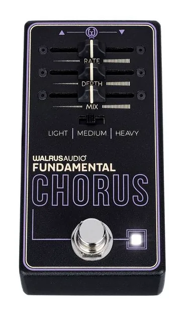 Walrus Audio Fundamental Chorus, led e interruttore a pedale