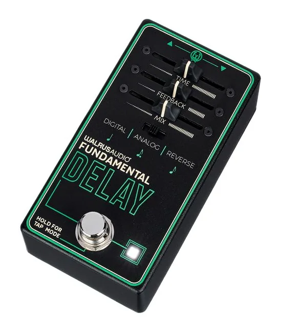 Walrus Audio Fundamental Delay, ingressi e uscite laterali