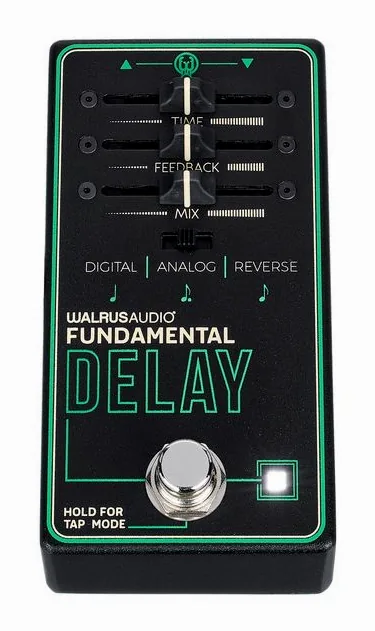 Walrus Audio Fundamental Delay, connettori sul retro dell'unita