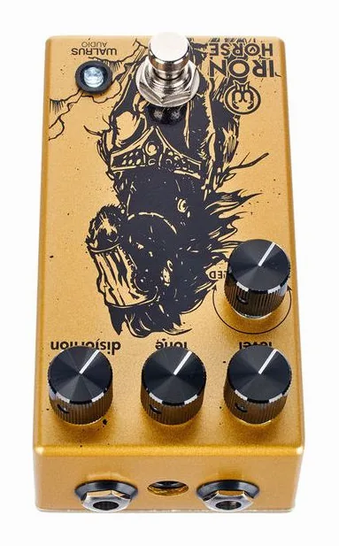Walrus Audio Iron Horse V3, connettori sul retro dell'unita
