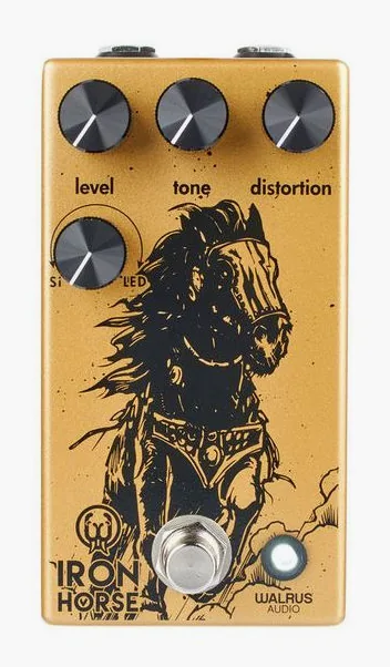 Walrus Audio Iron Horse V3, ingressi e uscite laterali