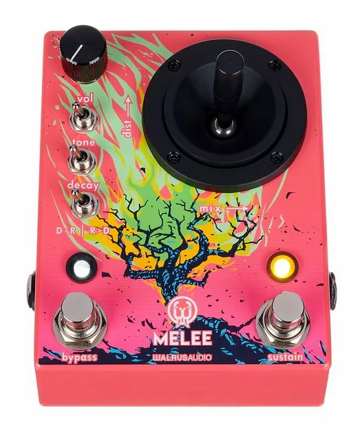 Walrus Audio Melee, manopole viste dall'alto