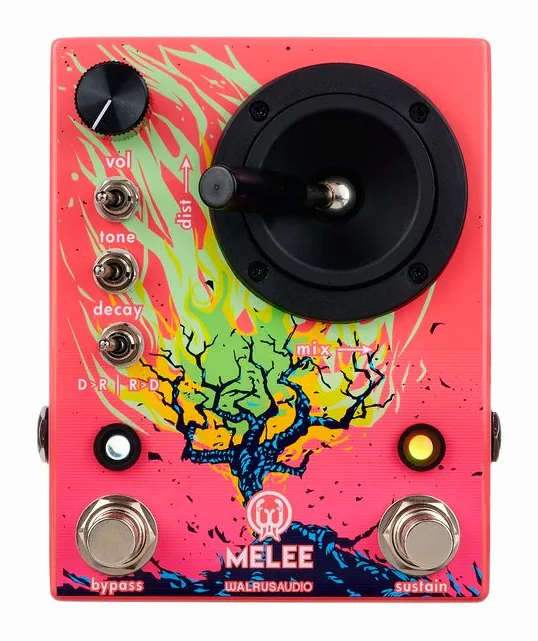 Walrus Audio Melee, grafica del pannello superiore