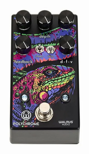 Walrus Audio Polychrome, connettori sul retro dell'unita