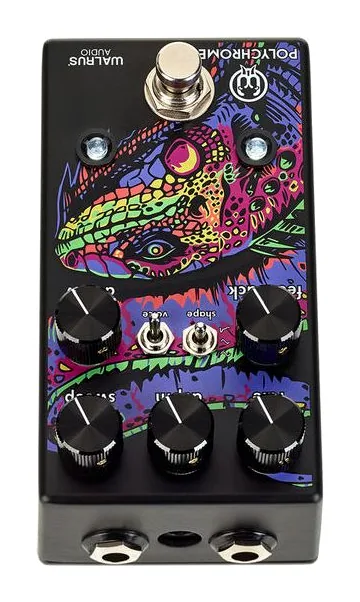 Walrus Audio Polychrome, manopole viste dall'alto