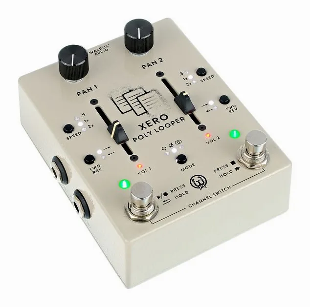 Walrus Audio Xero Polylooper Cream, grafica del pannello superiore