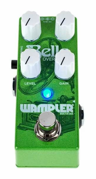 Wampler Belle Overdrive, manopole viste dall'alto