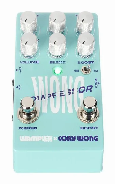 Wampler Cory Wong Compressor & Boost, connettori sul retro dell'unita