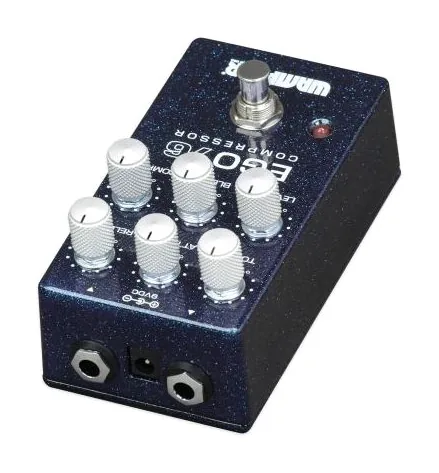 Wampler Ego 76 Compressor, grafica del pannello superiore