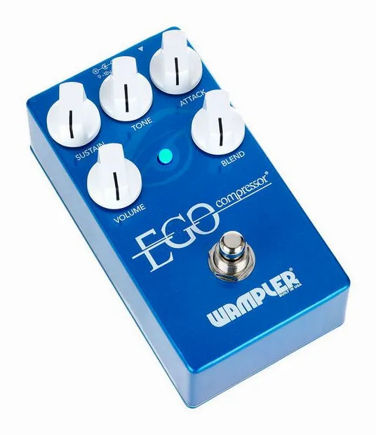 Wampler Ego Compressor, led e interruttore a pedale