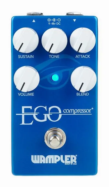 Wampler Ego Compressor, led e interruttore a pedale