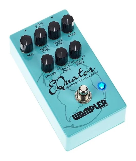 Wampler EQuator Equalizer, ingressi e uscite laterali