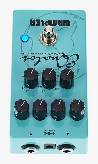 Wampler EQuator Equalizer, grafica del pannello superiore