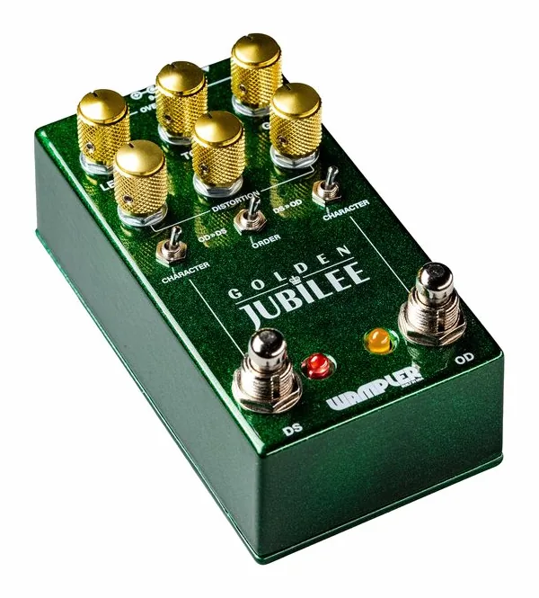 Wampler Golden Jubilee Overdrive/Dist., connettori sul retro dell'unita