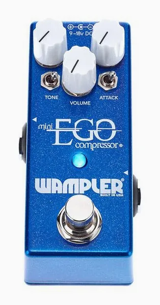 Wampler Mini Ego Compressor, led e interruttore a pedale