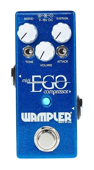 Wampler Mini Ego Compressor, grafica del pannello superiore