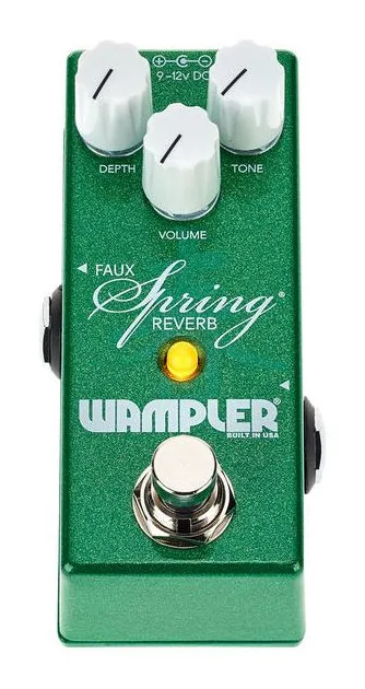 Wampler Mini Faux Spring Reverb, manopole viste dall'alto